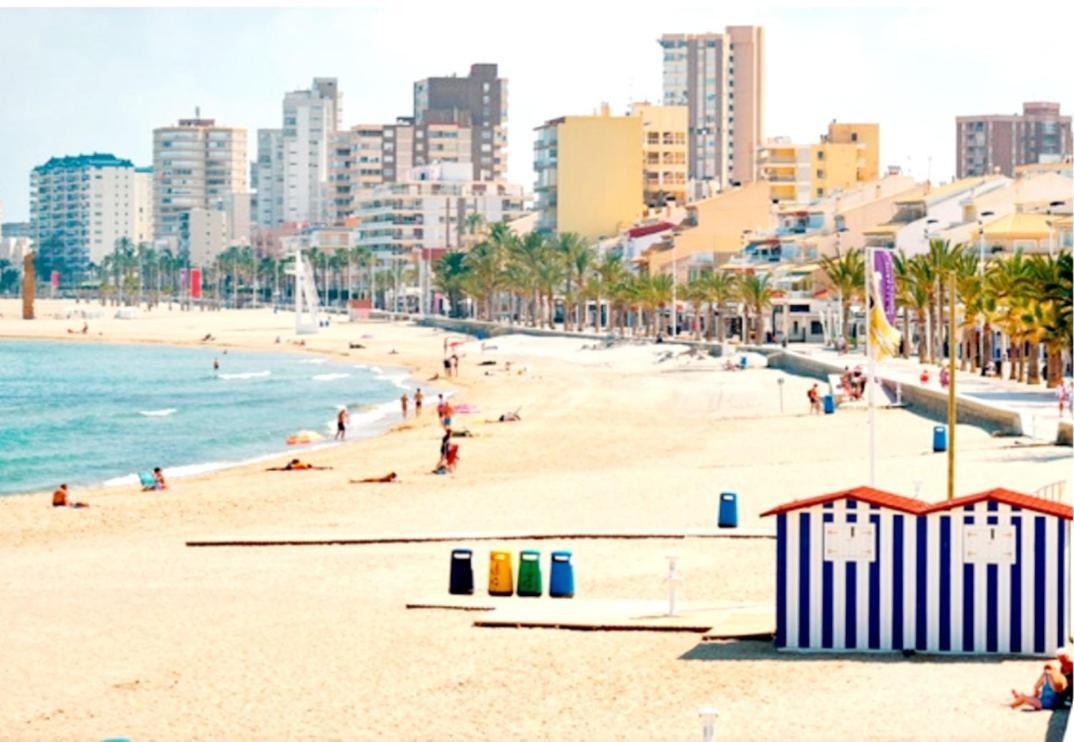 Sunny Duplex In Front Of Campello Beach El Campello Exteriör bild