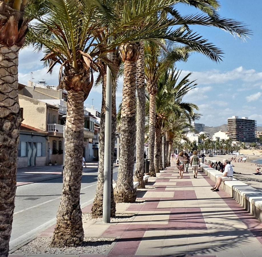 Sunny Duplex In Front Of Campello Beach El Campello Exteriör bild